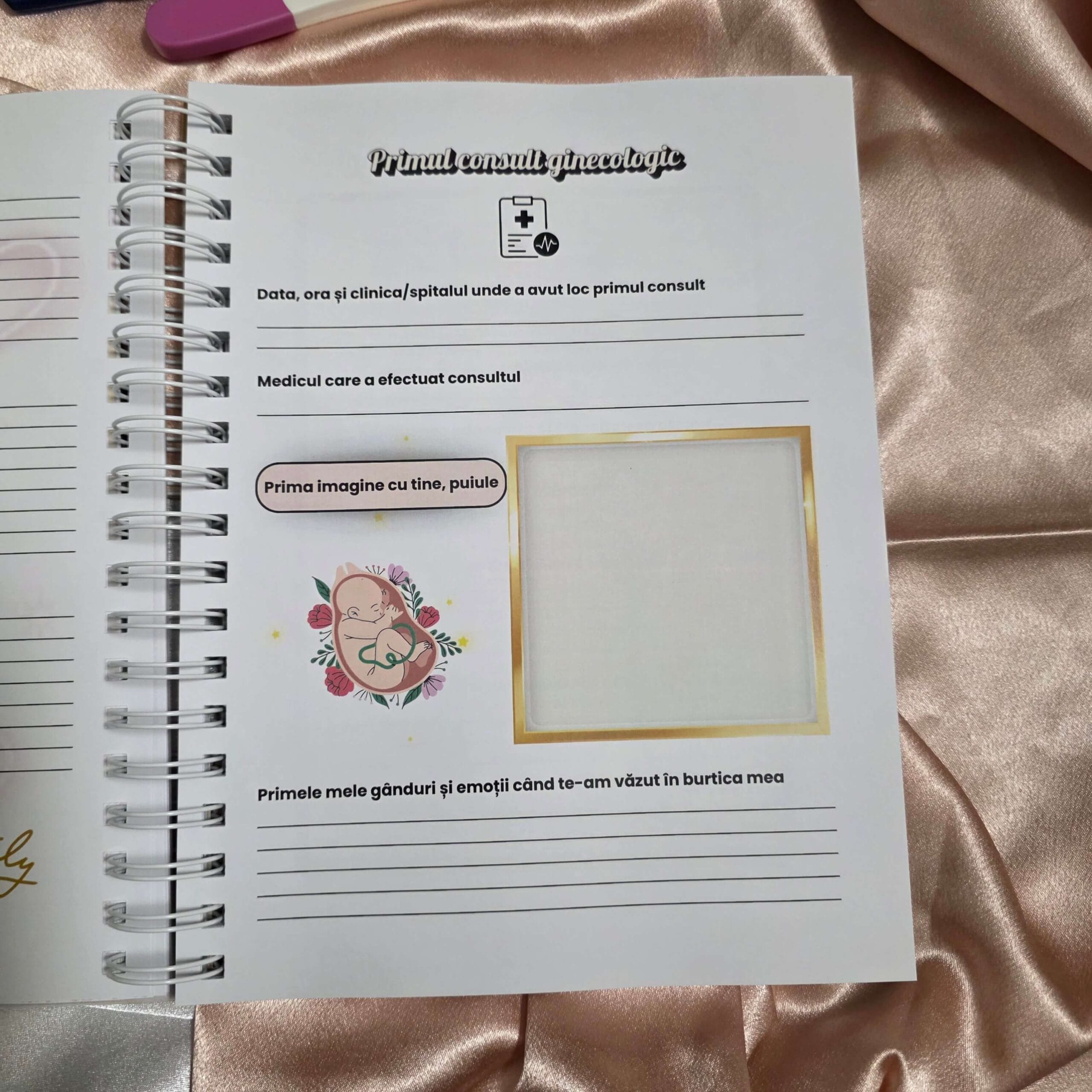 Jurnal pentru sarcină & Jurnalul bebelușului „Două inimi, aceeași poveste” - imagine 4