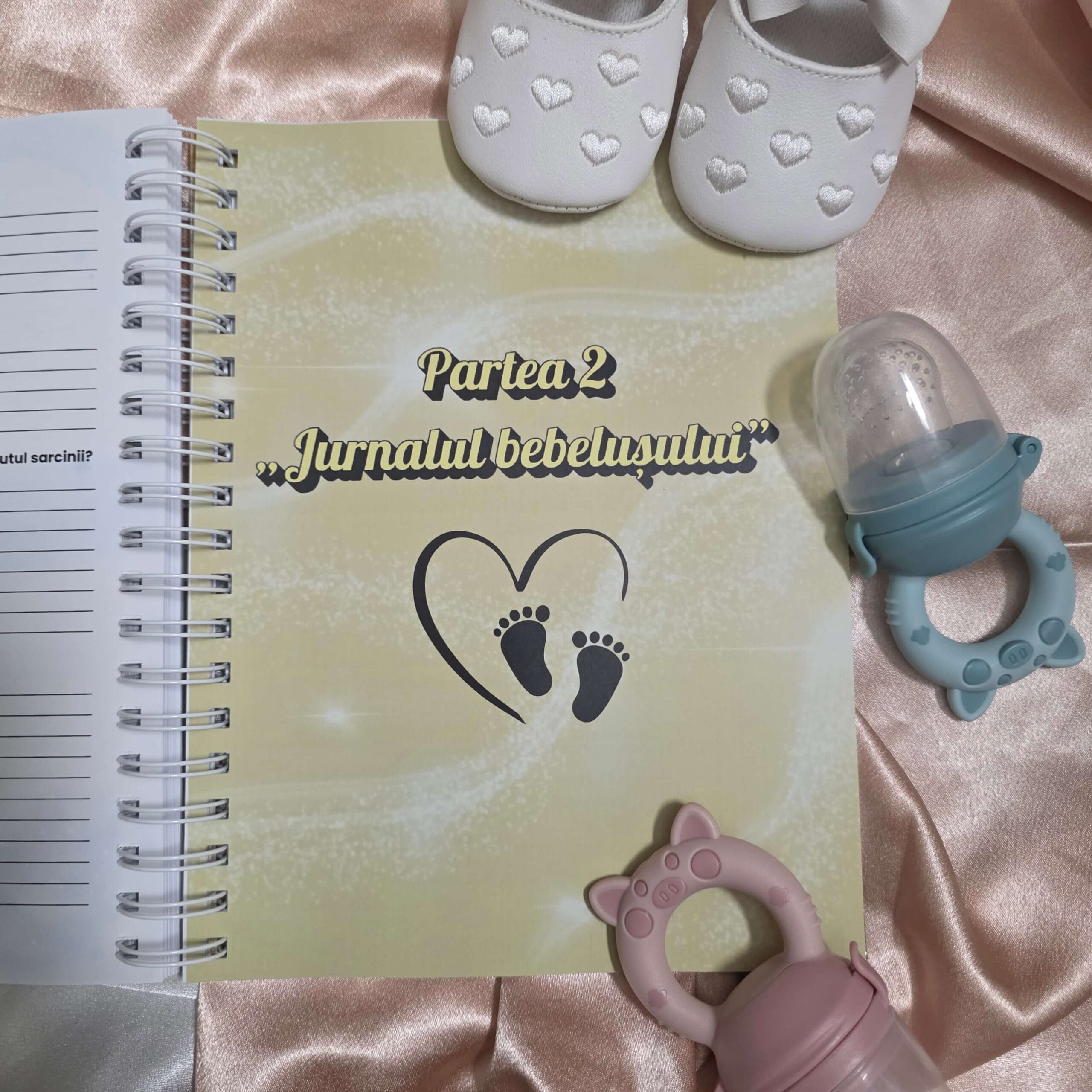 Jurnal pentru sarcină & Jurnalul bebelușului „Două inimi, aceeași poveste” - imagine 8