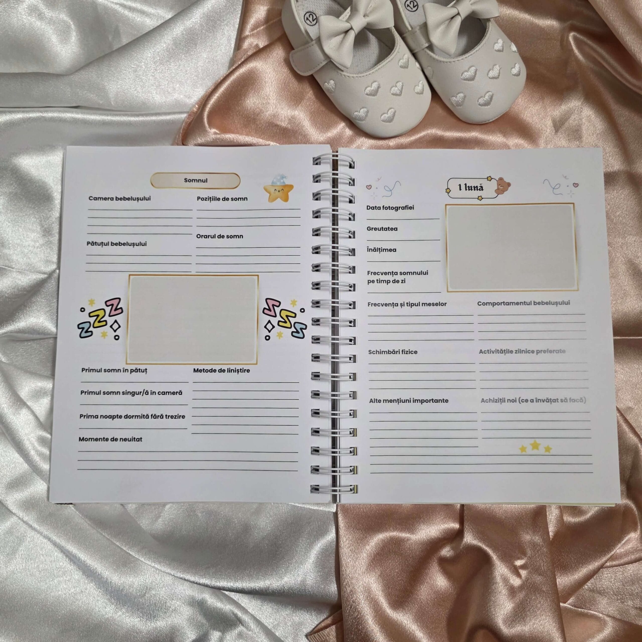 Jurnal pentru sarcină & Jurnalul bebelușului „Două inimi, aceeași poveste” - imagine 10